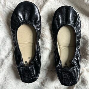 Storehouse Flats - Black Licorice Oil Tanned Ballet Flats